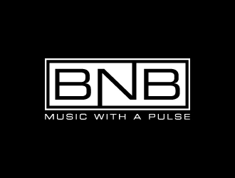 BNB   (tagline) Music with a pulse logo design by labo