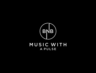 BNB   (tagline) Music with a pulse logo design by haidar