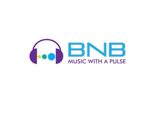 BNB   (tagline) Music with a pulse logo design by JackPayne