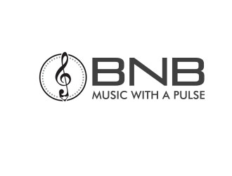 BNB   (tagline) Music with a pulse logo design by JackPayne