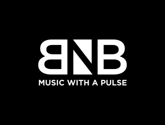 BNB   (tagline) Music with a pulse logo design by ammad