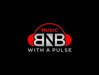 BNB   (tagline) Music with a pulse logo design by ammad