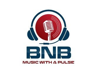 BNB   (tagline) Music with a pulse logo design by Suvendu
