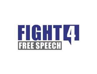 Fight 4 Free Speech  logo design by johana