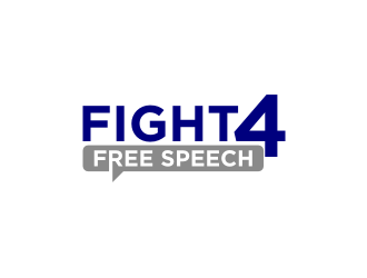 Fight 4 Free Speech  logo design by ohtani15