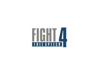 Fight 4 Free Speech  logo design by vostre