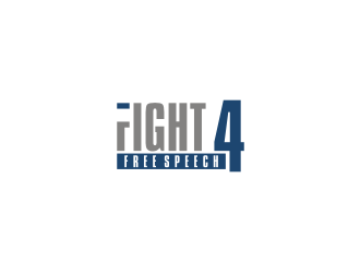 Fight 4 Free Speech  logo design by vostre