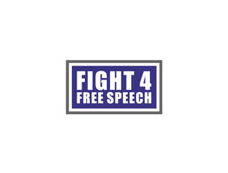 Fight 4 Free Speech  logo design by johana