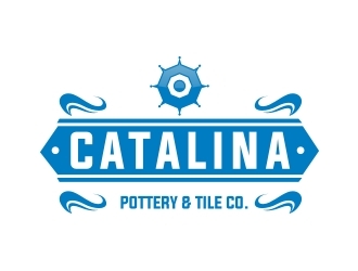 Catalina Pottery &amp; Tile Co.  logo design by EkoBooM