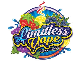 Limitless Vape logo design by REDCROW