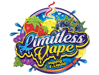 Limitless Vape logo design by REDCROW