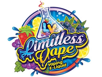 Limitless Vape logo design by REDCROW
