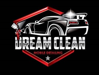 Dream clean mobile detailing  logo design by shere