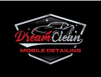 Dream clean mobile detailing  logo design by invento