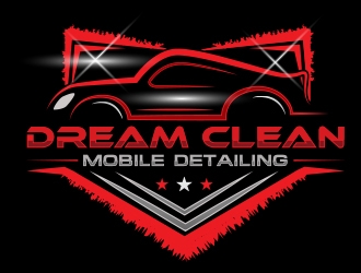 Dream clean mobile detailing  logo design by fawadyk
