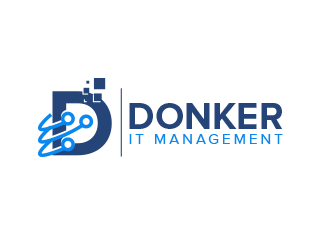Donker IT Management logo design by BeDesign
