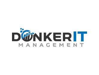 Donker IT Management logo design by jaize