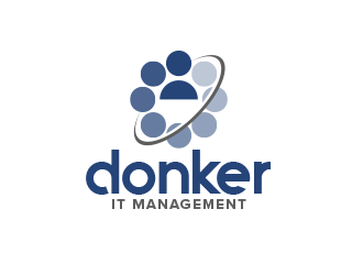 Donker IT Management logo design by BeDesign