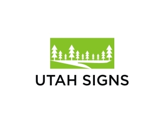 Utah Signs logo design by EkoBooM