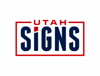 Utah Signs logo design by agus