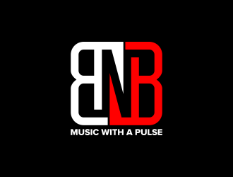 BNB   (tagline) Music with a pulse logo design by pakNton
