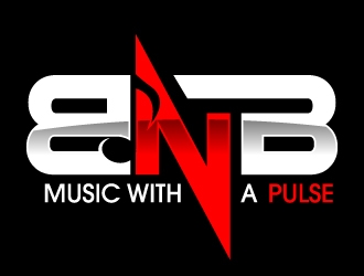BNB   (tagline) Music with a pulse logo design by jaize