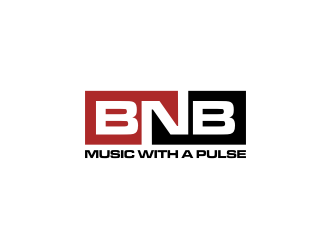 BNB   (tagline) Music with a pulse logo design by rief