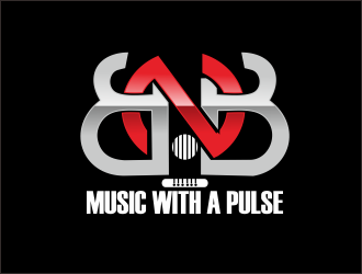 BNB   (tagline) Music with a pulse logo design by bosbejo