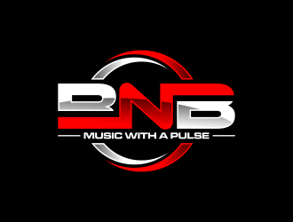 BNB   (tagline) Music with a pulse logo design by imagine