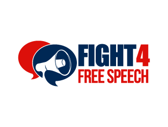 Fight 4 Free Speech  logo design by shadowfax
