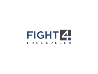 Fight 4 Free Speech  logo design by bricton