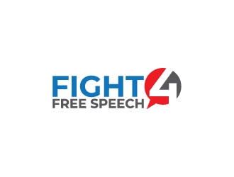 Fight 4 Free Speech  logo design by lokiasan