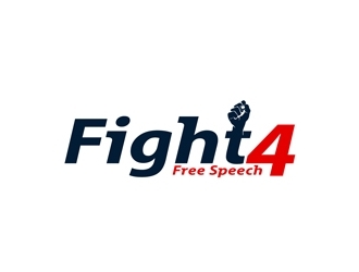 Fight 4 Free Speech  logo design by bougalla005