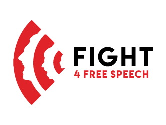 Fight 4 Free Speech  logo design by Roco_FM