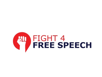 Fight 4 Free Speech  logo design by Foxcody