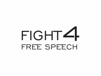 Fight 4 Free Speech  logo design by arifana