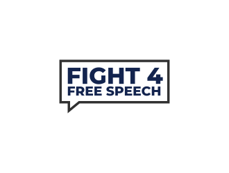 Fight 4 Free Speech  logo design by ammad