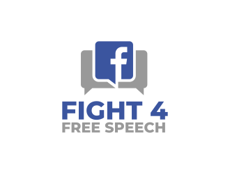 Fight 4 Free Speech  logo design by ammad