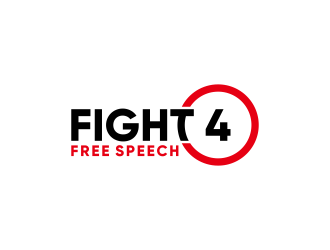 Fight 4 Free Speech  logo design by goblin