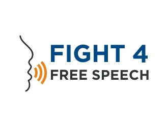 Fight 4 Free Speech  logo design by dibyo