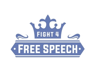 Fight 4 Free Speech  logo design by EkoBooM