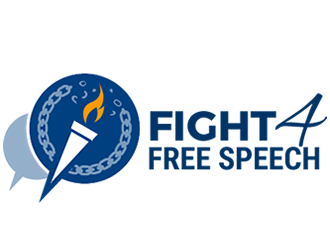 Fight 4 Free Speech  logo design by Coolwanz