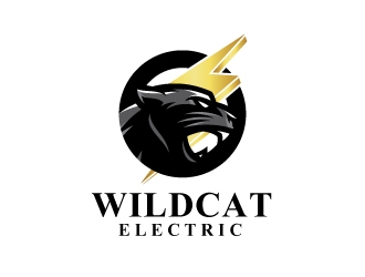 Wildcat Electric logo design by emberdezign