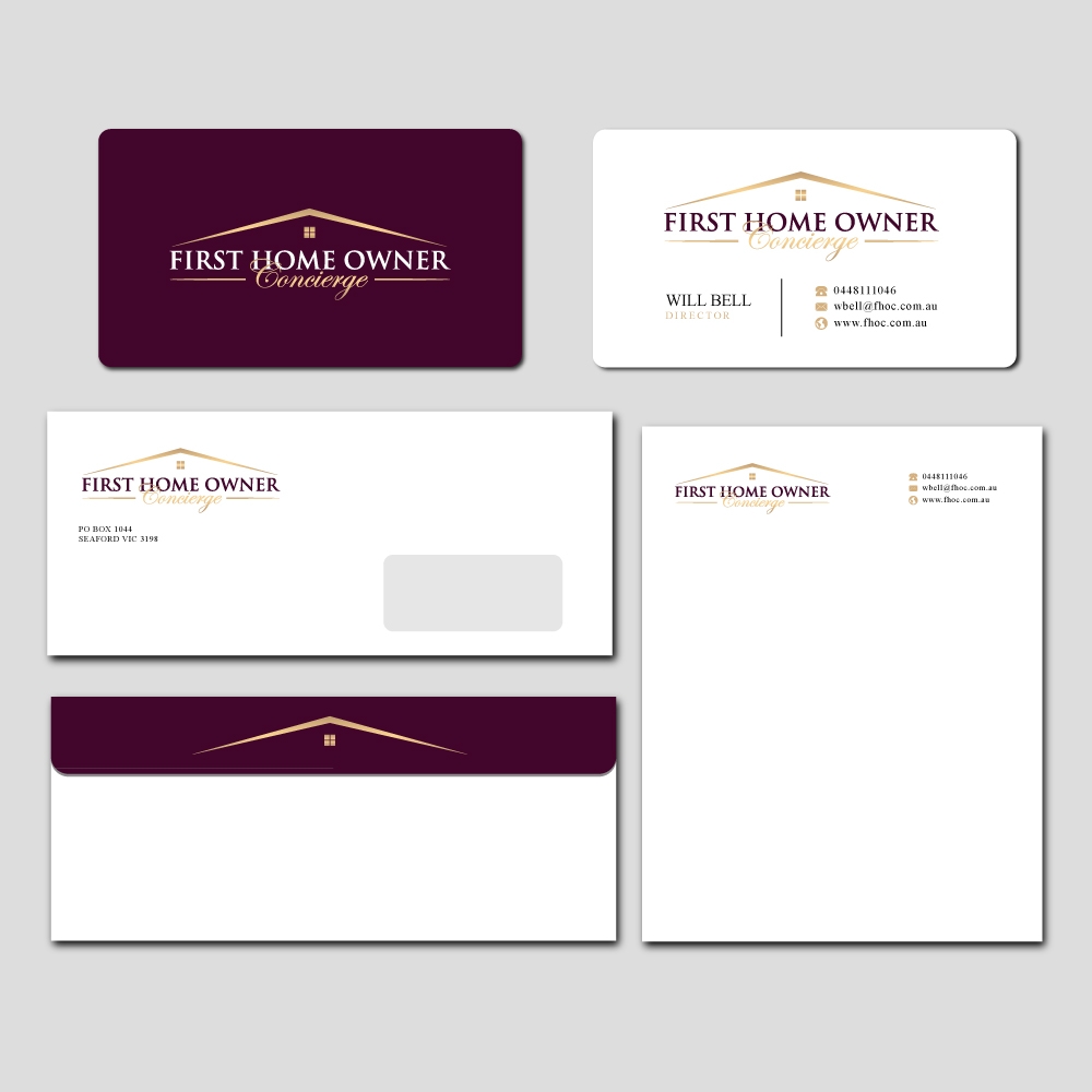 First Home Owner Concierge logo design by labo