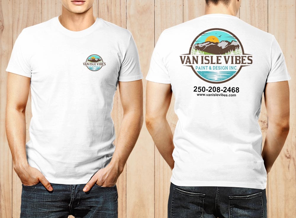 VAN ISLE VIBES PAINT & DESIGN INC. logo design by Kindo