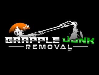 grapple junk removal logo design by DreamLogoDesign