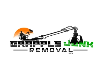 grapple junk removal logo design by DreamLogoDesign