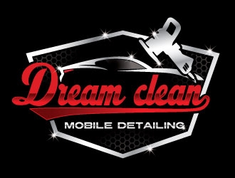 Dream clean mobile detailing  logo design by REDCROW
