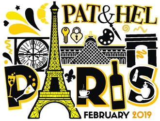 Pat & Hel Paris February 2019 logo design by coco