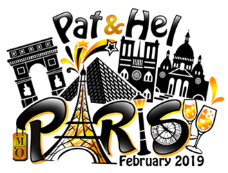 Pat & Hel Paris February 2019 logo design by ingepro